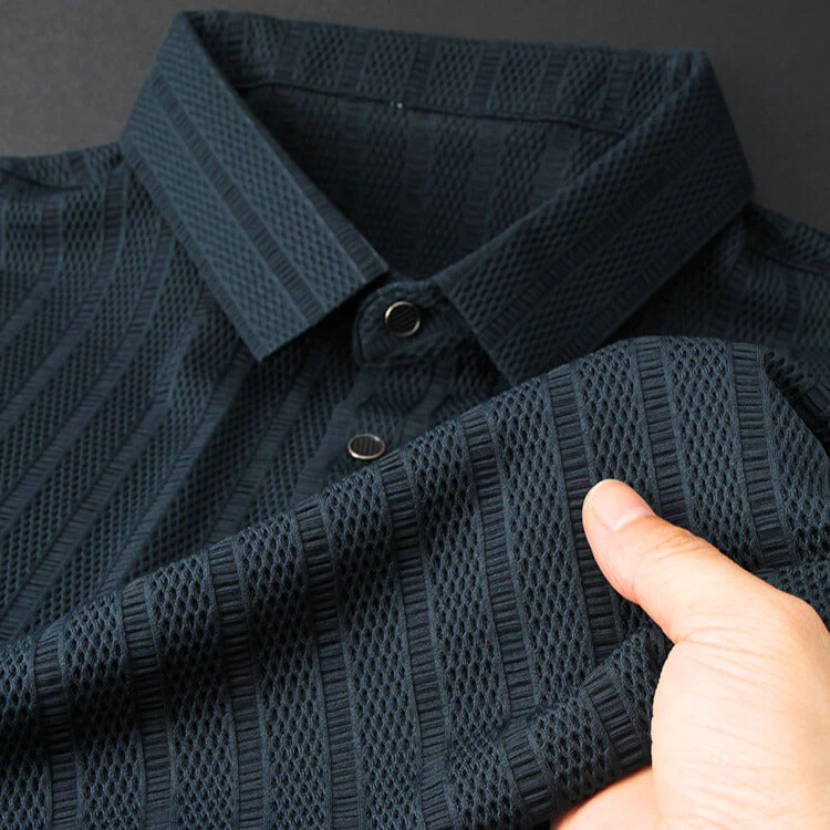 Heidi-Mode | Herren Poloshirt Aus Seide - Image 8