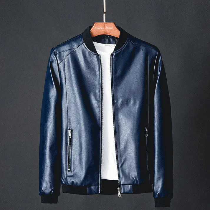 Heidi-Mode | Stylische Herren-Lederjacke aus Kunstleder mit präzisen Details - Image 5