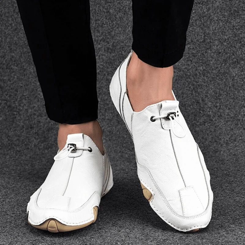 Heidi-Mode | Herren Schuhe Echtes Leder Herren Slipper Komfortabel & Trendy - Image 4