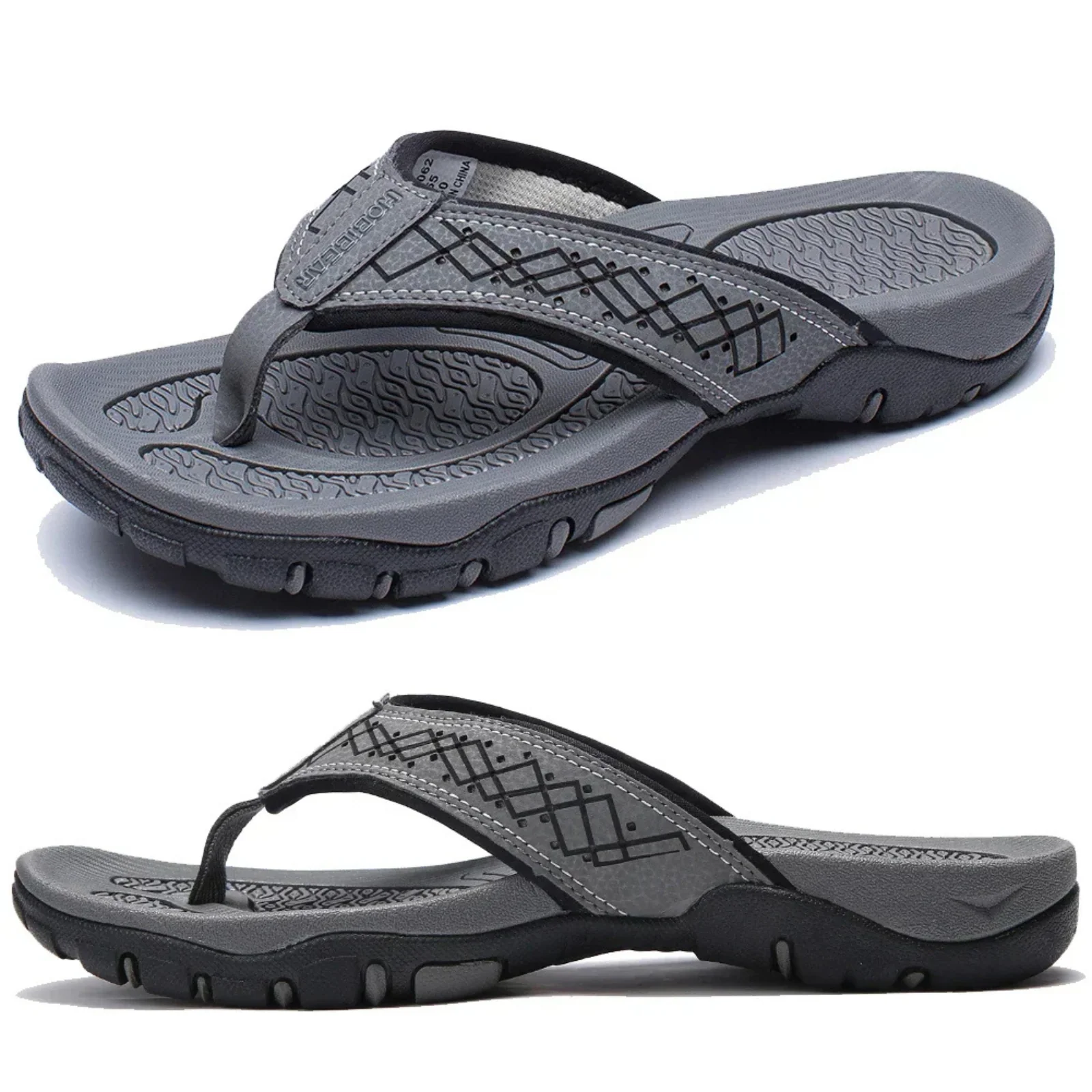 Heidi-Mode | Herren Schwarz Outdoor Sandalen Robust - Image 5