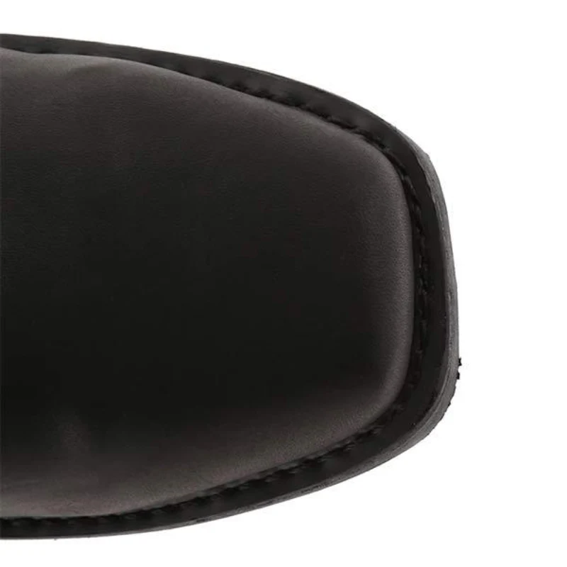 Heidi-Mode | Herren Schwarze Cowboystiefel Wildleder - Image 9