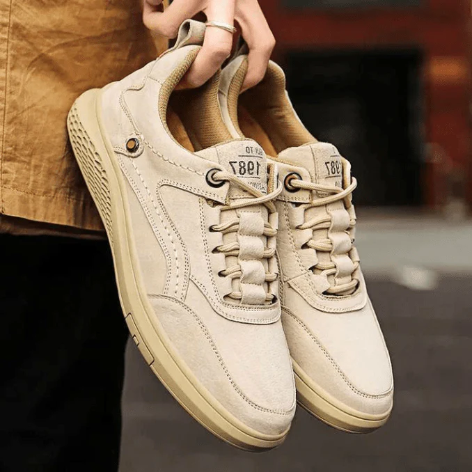 Heidi-Mode | Herren Sneakers Italienische Wildleder Sneakers Lässig und Komfortabel