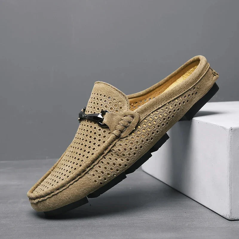 Heidi-Mode | Herren Sommer Mokassins Beige - Image 8