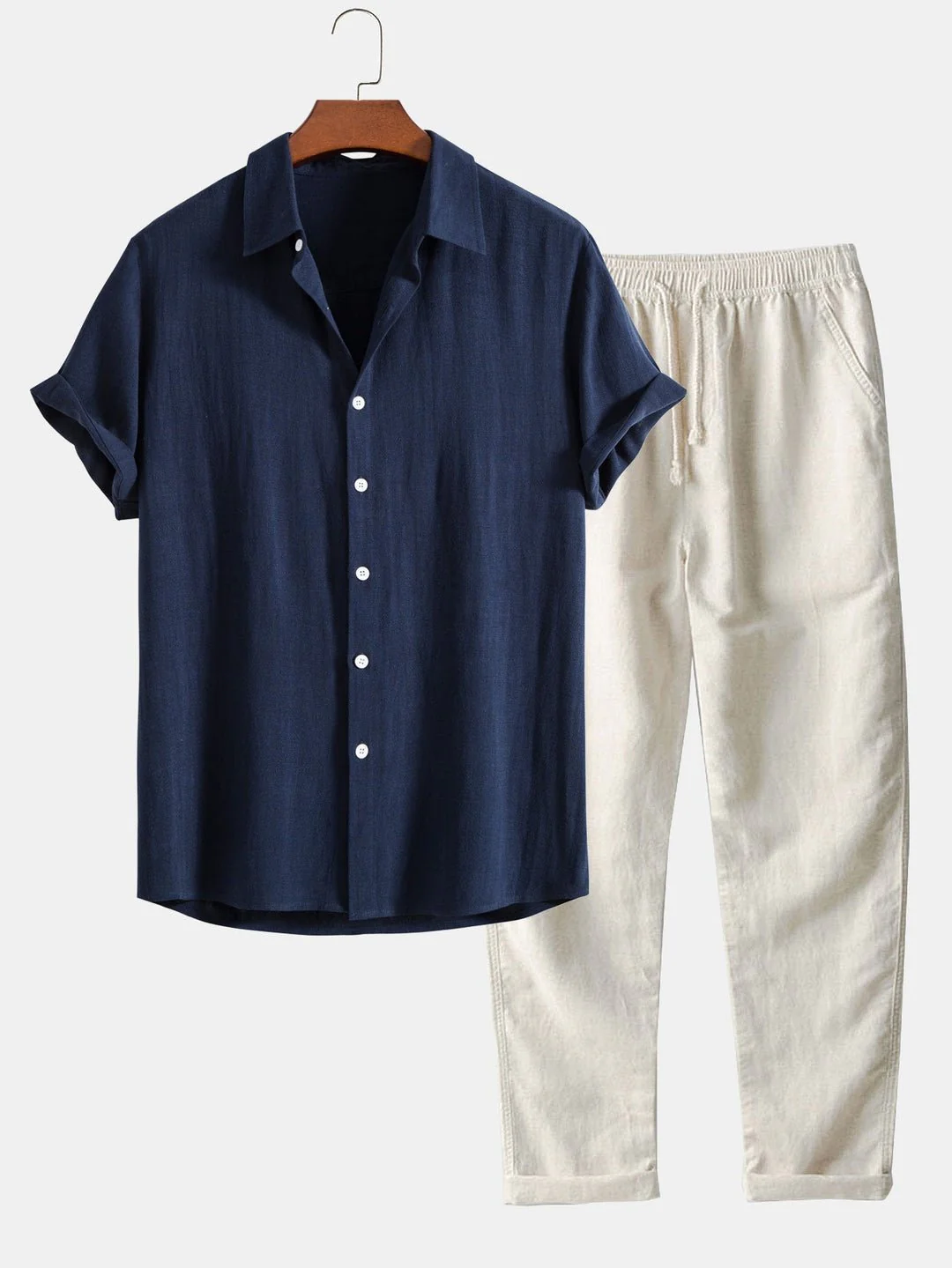 Heidi-Mode | Herren Sommer Satz mit Shirt und Shorts Leicht, Atmungsaktiv & Stilvoll - Image 4