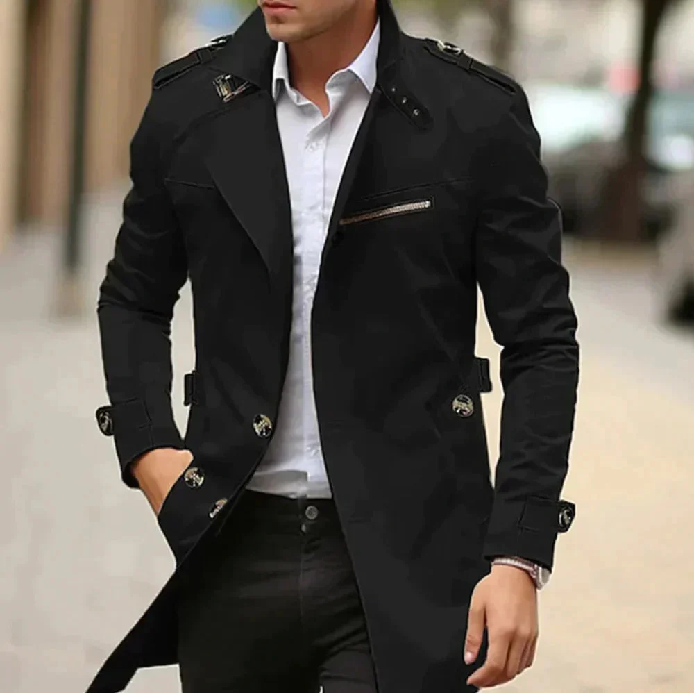 Heidi-Mode | Herren-Trenchcoat - Klassischer Old Money Stil - Image 4