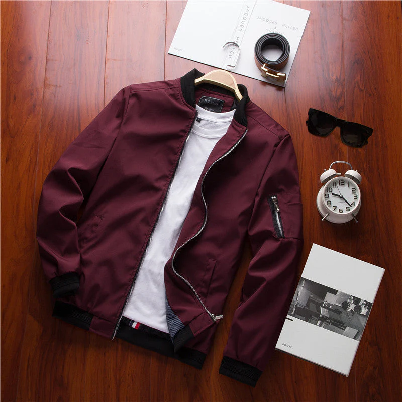 Heidi-Mode | Herren Ubergangsjacke mit Reißverschluss Am Armel - Image 11