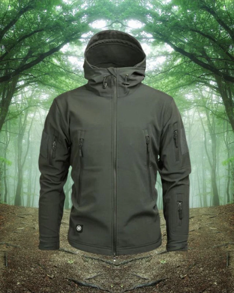 Heidi-Mode | Herren Wasserdicht Regenjacke Leichte - Image 13
