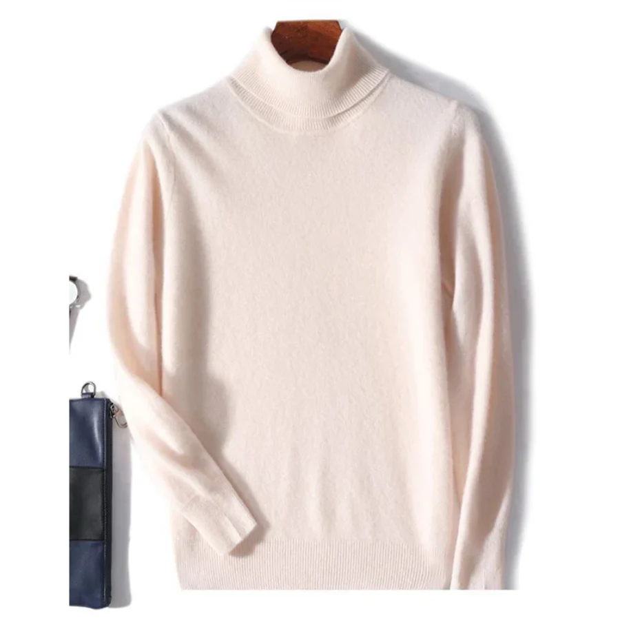 Heidi-Mode | Herren Wollpullover mit Rollkragen und Schlankem Design - Image 24