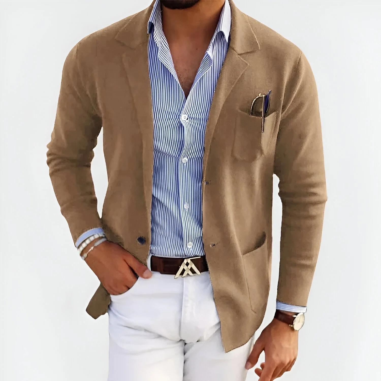 Heidi-Mode | Herrenjacke mit Leichter, Eleganter Struktur - Image 2