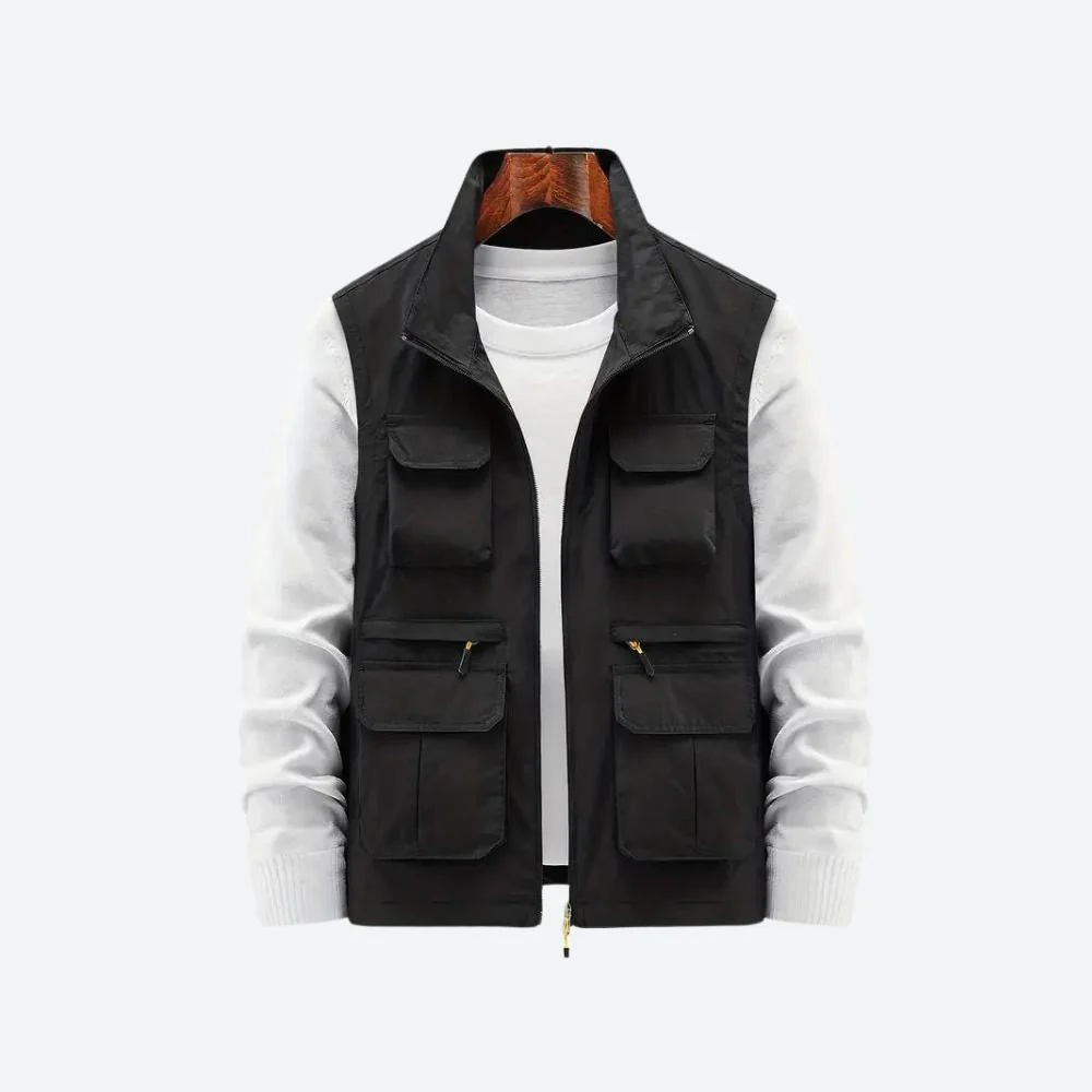 Heidi-Mode | Herrenjacke mit Mehreren Reißverschlusstaschen