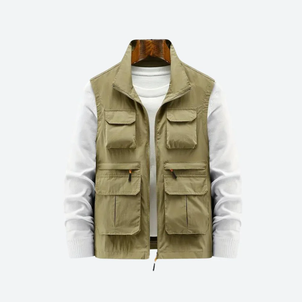 Heidi-Mode | Herrenjacke mit Mehreren Reißverschlusstaschen - Image 2