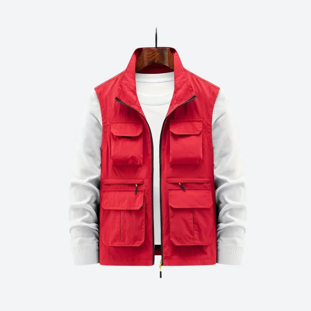 Heidi-Mode | Herrenjacke mit Mehreren Reißverschlusstaschen - Image 3