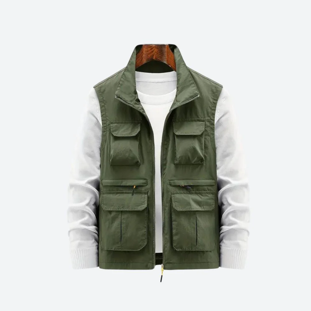 Heidi-Mode | Herrenjacke mit Mehreren Reißverschlusstaschen - Image 5