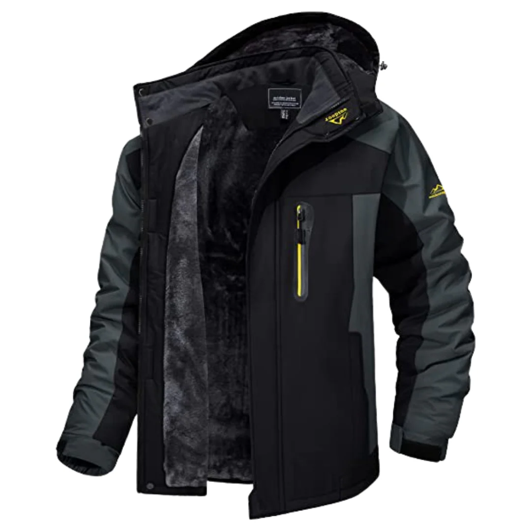 Heidi-Mode | Herrenjacke mit Tiefer Kapuze und Praktischen Taschen Stilvoll und Funktional - Image 2