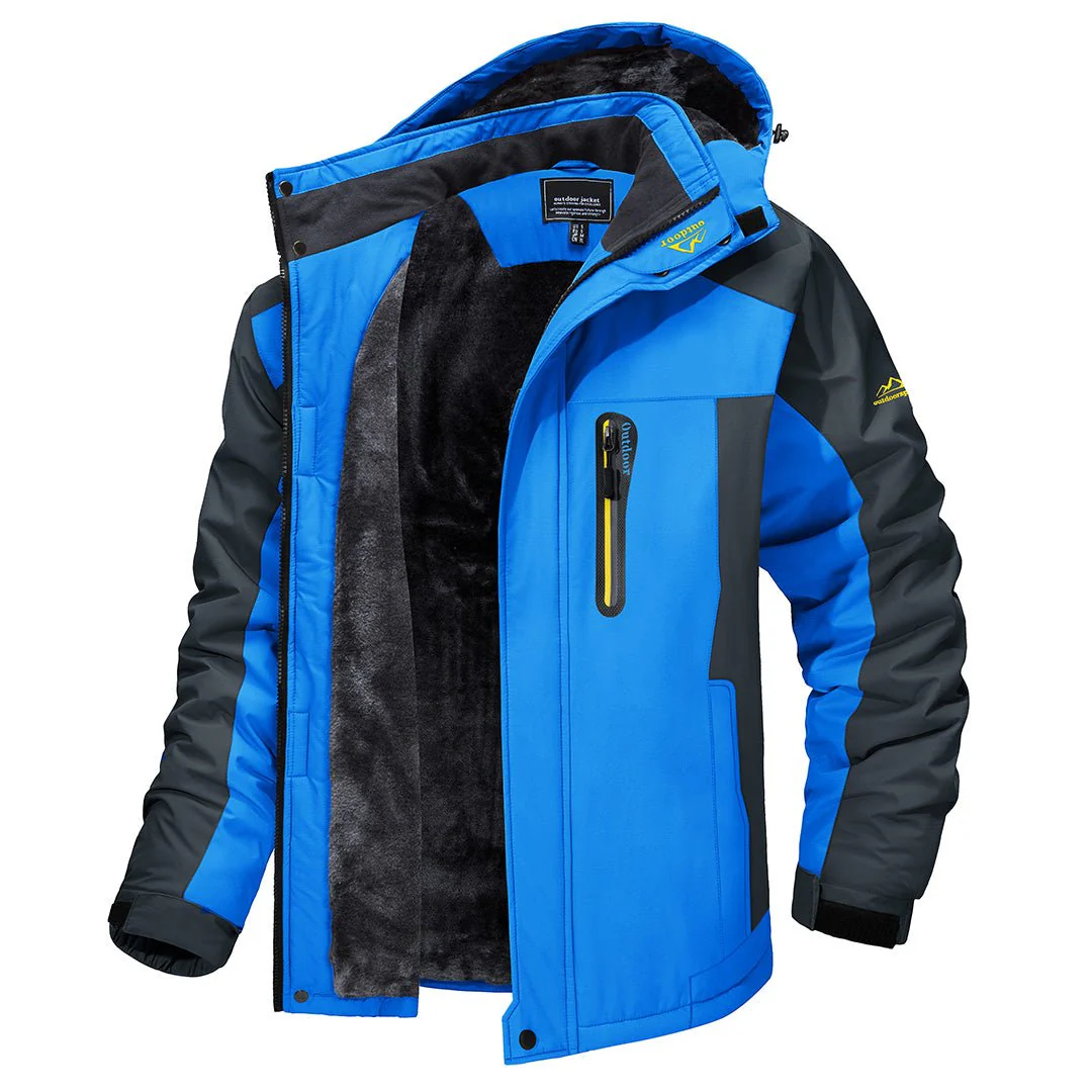 Heidi-Mode | Herrenjacke mit Tiefer Kapuze und Praktischen Taschen Stilvoll und Funktional - Image 3