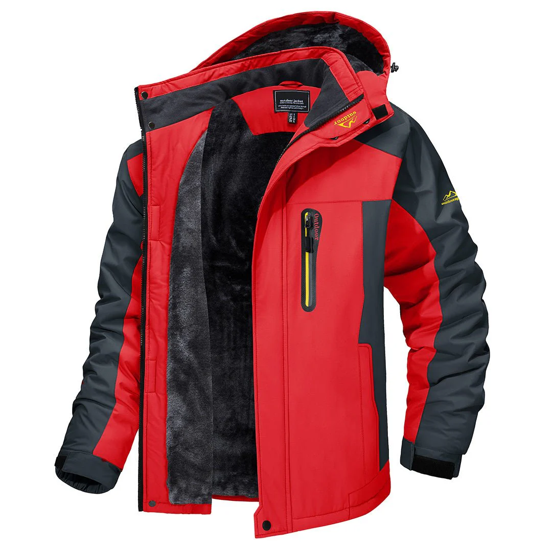 Heidi-Mode | Herrenjacke mit Tiefer Kapuze und Praktischen Taschen Stilvoll und Funktional - Image 4