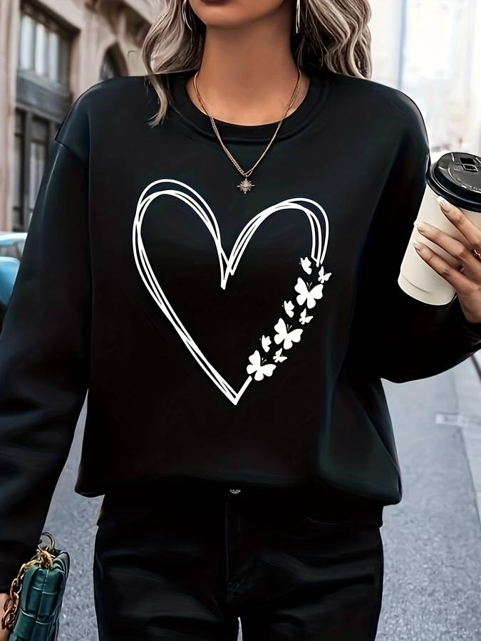 Heidi-Mode | Herzmuster Pullover - Stilvolles Strickteil mit Herzdesign - Image 2