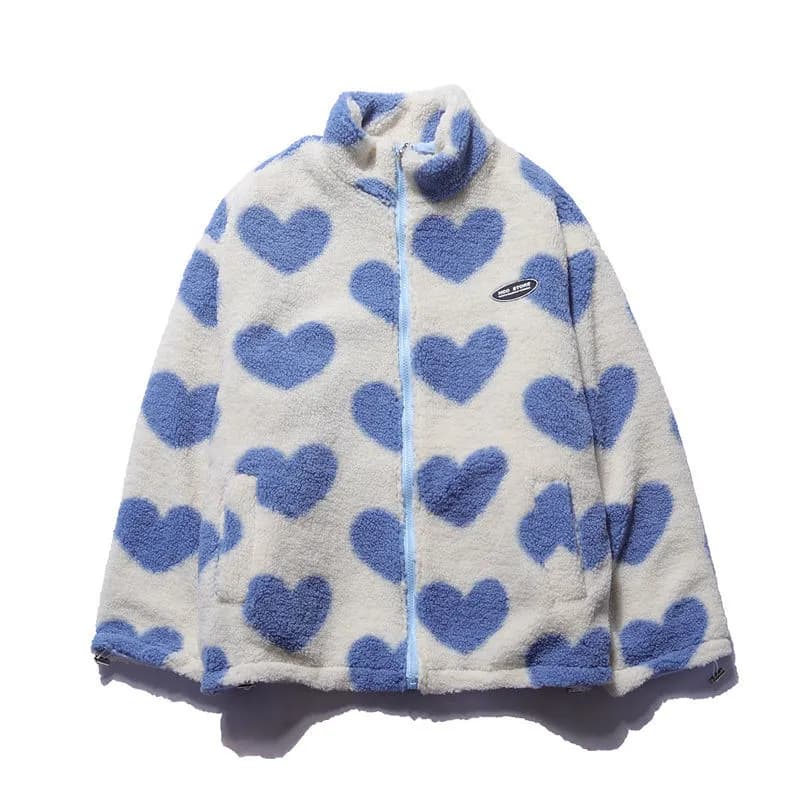 Damen Winterjacke Aus Polyester mit Herz-Muster & Wärmender Fütterung Heidi-Mode - Image 10