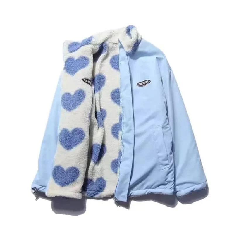 Damen Winterjacke Aus Polyester mit Herz-Muster & Wärmender Fütterung Heidi-Mode - Image 13