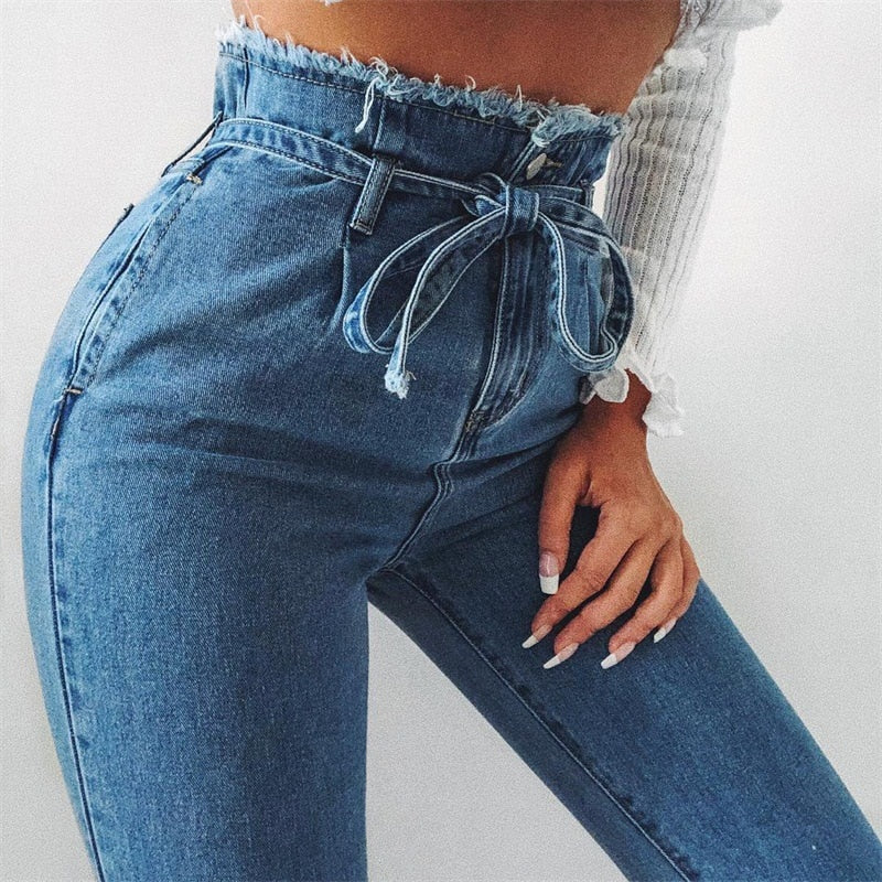 Heidi-Mode | High-Waist Jeans Figurbetonte Stretch-Jeans In Schwarz - Image 4