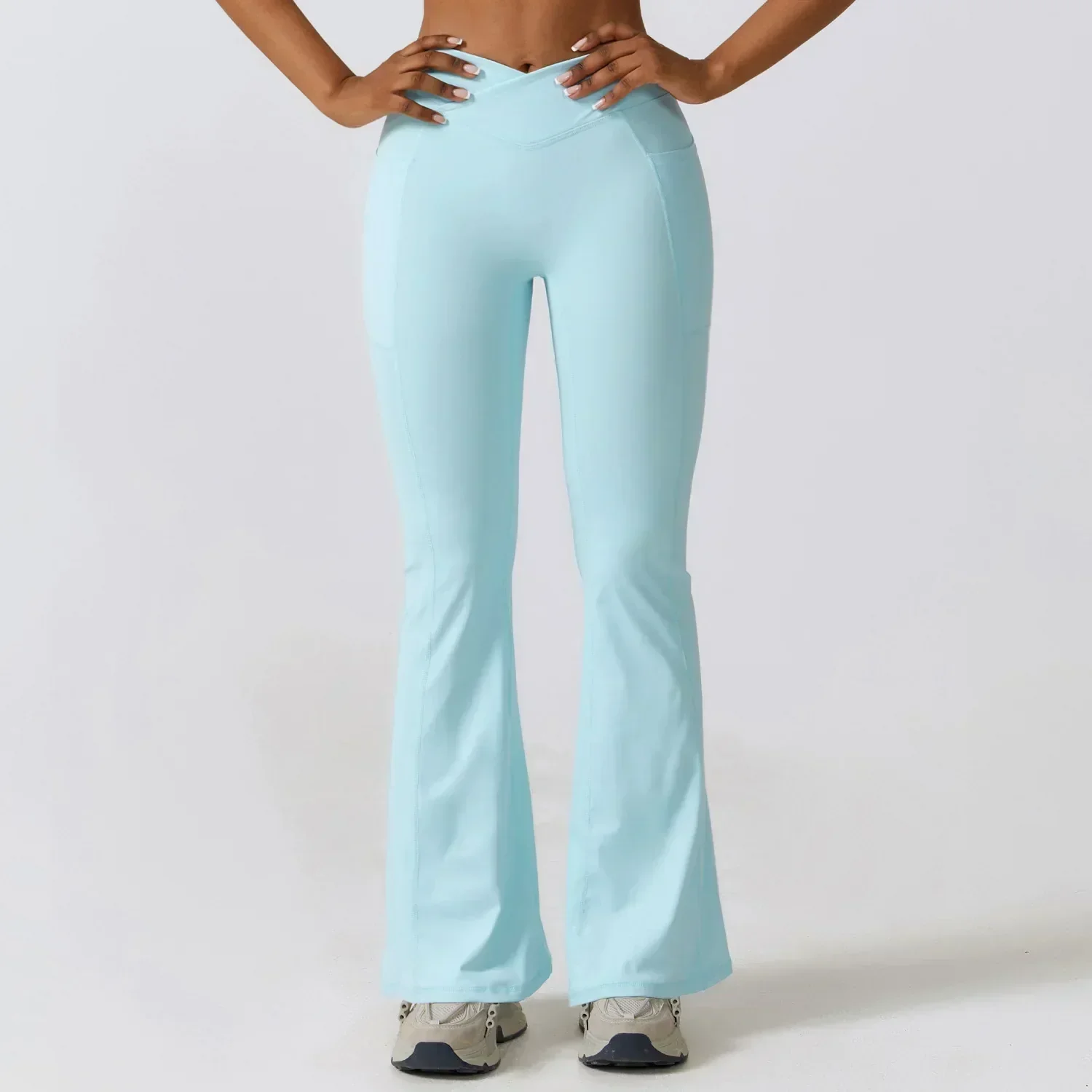 Heidi-Mode | Hoch Taillierte Flare-Leggings - Image 20