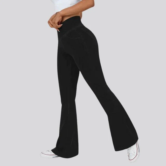 Heidi-Mode | Hoch Taillierte Flare-Leggings - Image 5