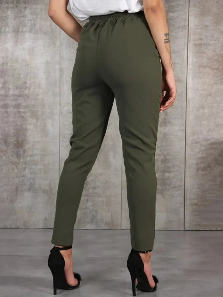 Heidi-Mode | Hochtaillen Damenhose mit Gürtel - Image 2