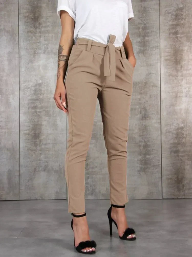Heidi-Mode | Hochtaillen Damenhose mit Gürtel - Image 6