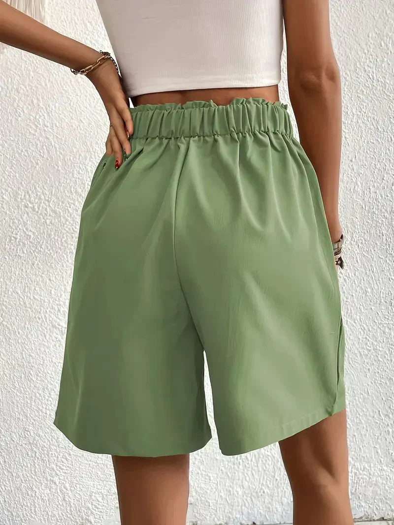 Heidi-Mode | Hochtaillierte Leinenshorts für Damen - Image 10
