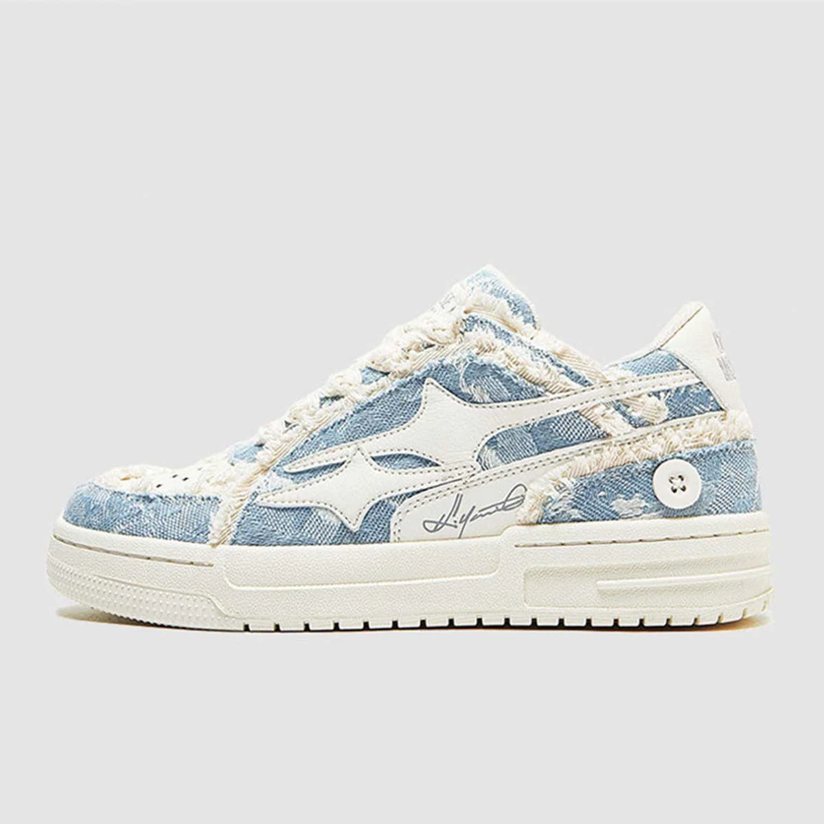Heidi-Mode | Hochwertige Y2K Sneaker In Gebrochenem Blau - Image 2