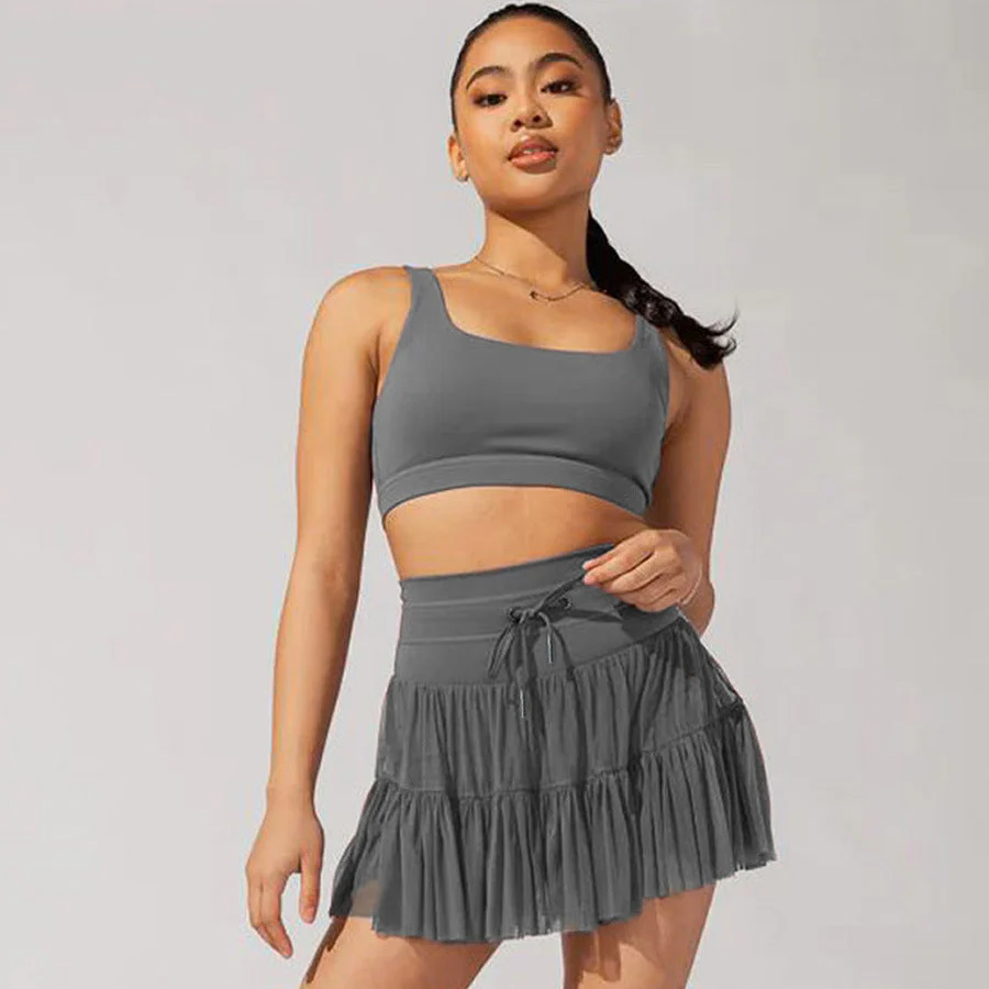 Heidi-Mode | Hohe Taille Minirock mit Sicherheitsshorts - Image 6