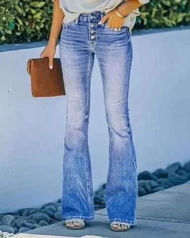 Heidi-Mode | Vintage Taillierte Flare-Jeans - Image 12
