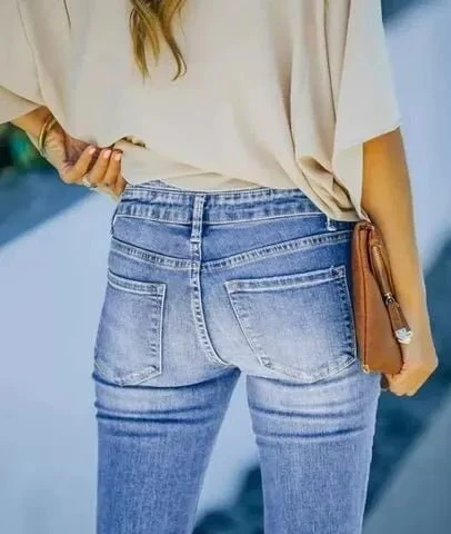 Heidi-Mode | Vintage Taillierte Flare-Jeans - Image 3