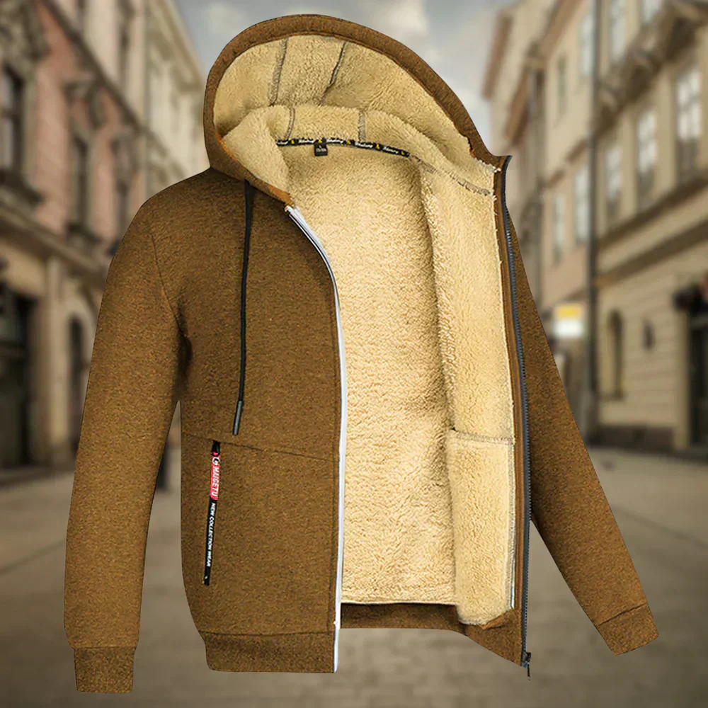 Heidi-Mode | Herren Fleece Hoodie - Image 5