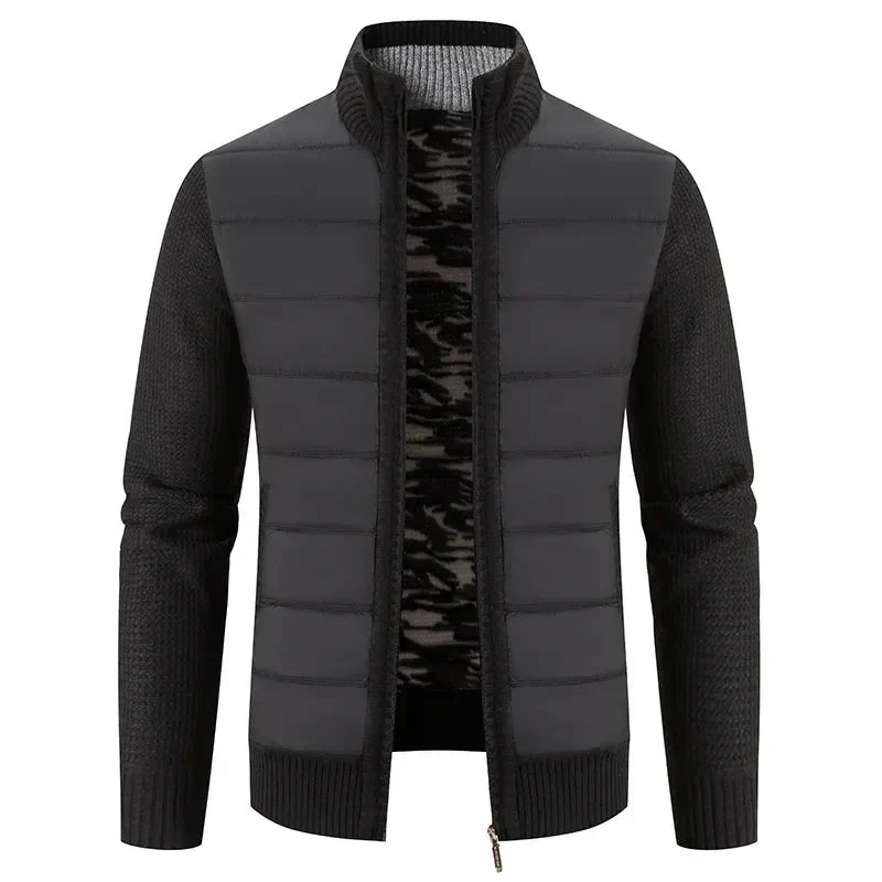 Heidi-Mode | Hybridjacke Aus Gesteppter Strickware für Herren - Image 2