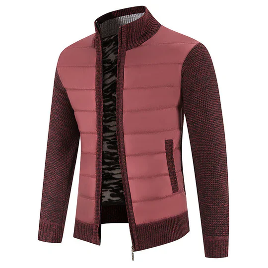 Heidi-Mode | Hybridjacke Aus Gesteppter Strickware für Herren - Image 5