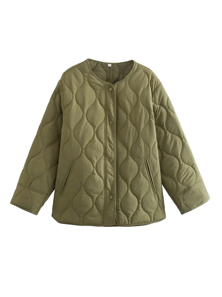 Heidi-Mode | Oversize Gesteppte Jacke mit Druckknöpfen - Image 6