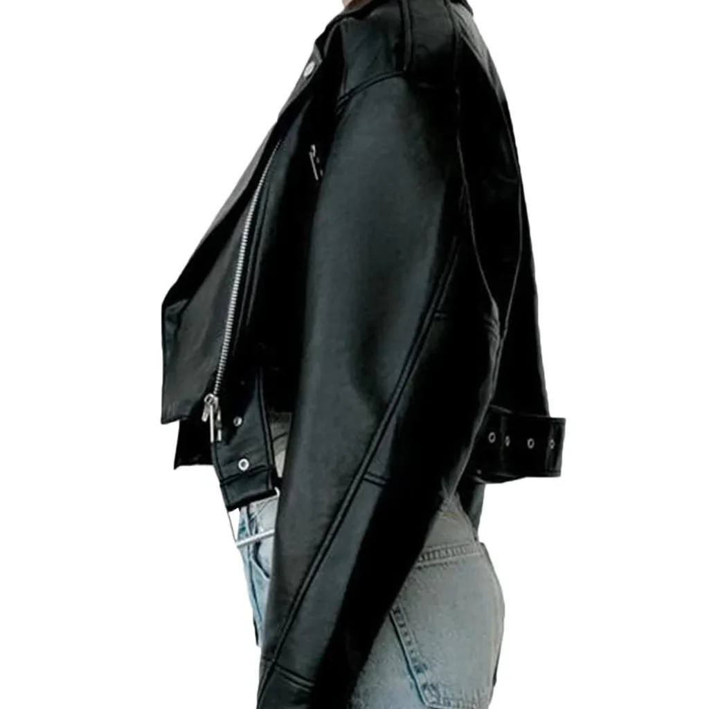 Heidi-Mode | Slim-Fit-Lederjacke für Frauen - Image 3