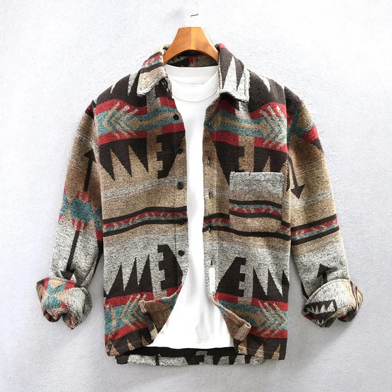 Heidi-Mode | Jacquard Flanell Hemd für Stilbewusste Herren - Image 2