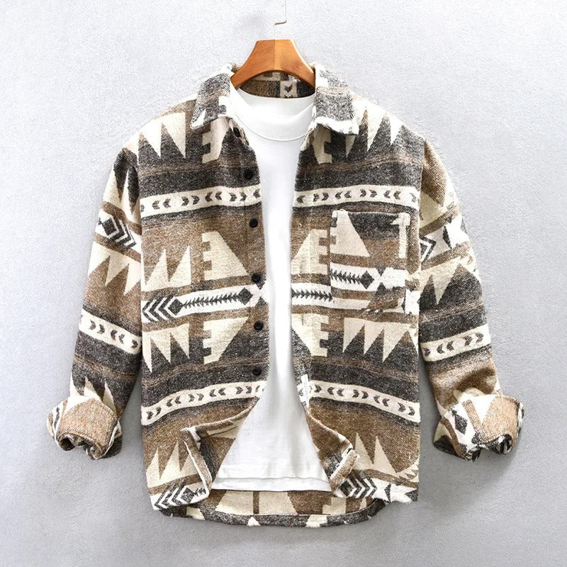 Heidi-Mode | Jacquard Flanell Hemd für Stilbewusste Herren - Image 3