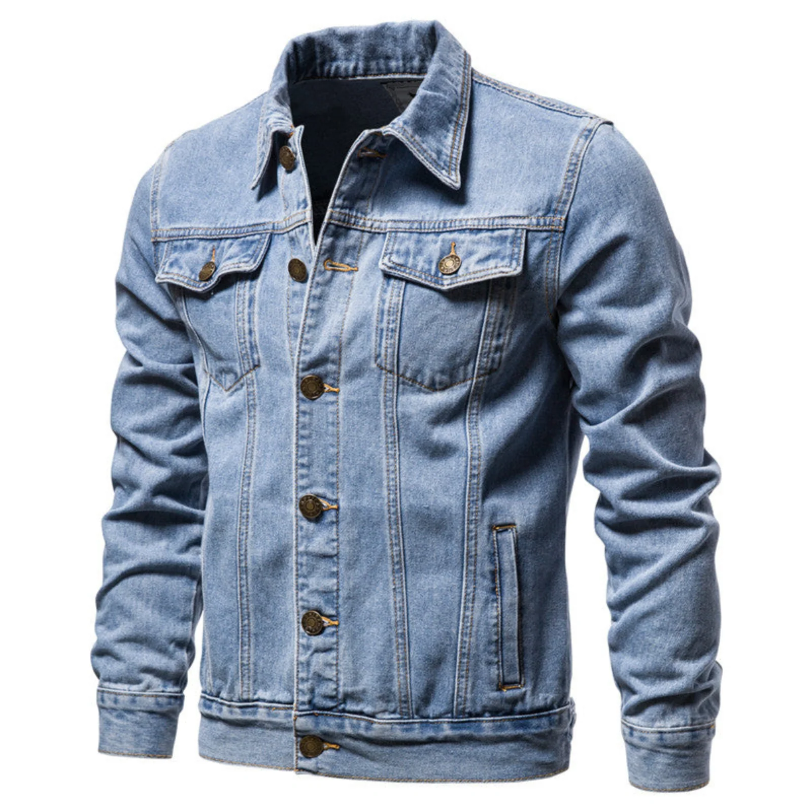 Heidi-Mode | Jeansjacke für Herren Im Lässigen Look - Image 8