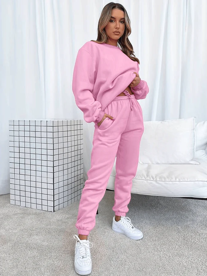 Heidi-Mode | Jogging Satz Bequem Übergröße Damen Lässig Chi - Image 4