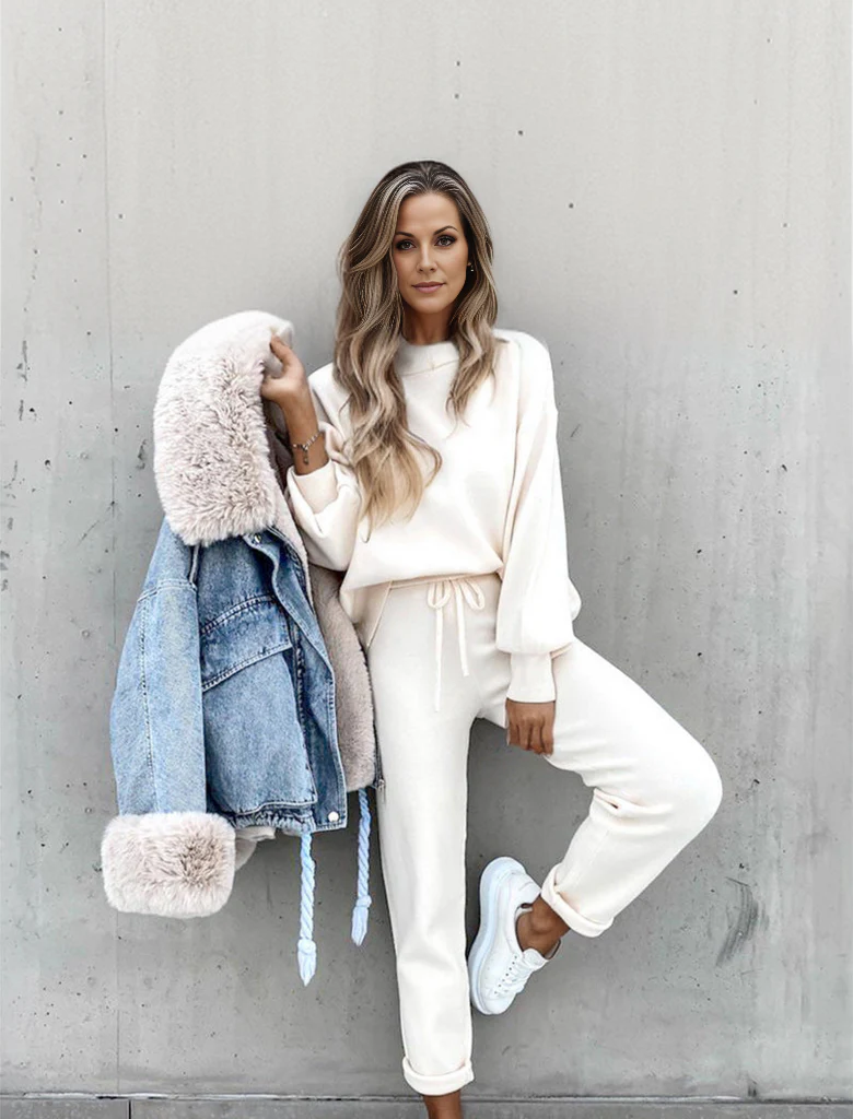 Heidi-Mode | Jogginganzug Eleganter Hausanzug für Frauen