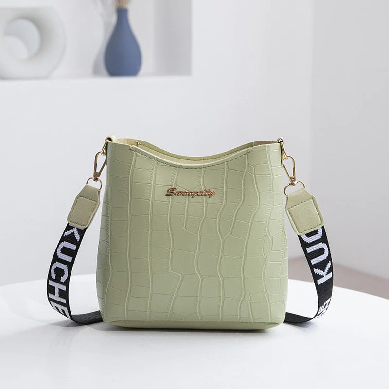 Heidi-Mode | Jaunty Umhängetasche Damen Mini Crossbody Eimer Handtasche - Image 8