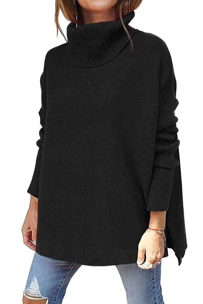 Heidi-Mode | Jumper - Frauen Herbst Bequemer Rollkragenpullover - Image 4