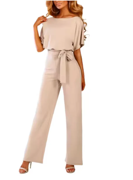 Heidi-Mode | Jumpsuit mit Gürtel und Kurzen Ärmeln - Image 12