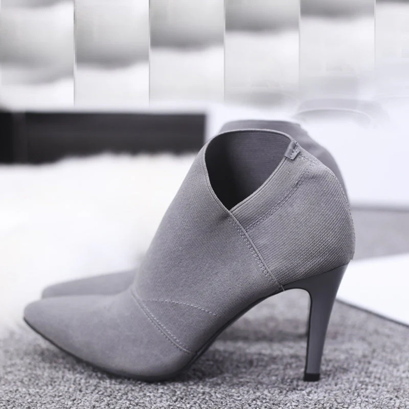 Heidi-Mode | Damenschuhe für Jugendliche Höhe 8,5 Cm Absatz Material Stiefel - Image 5