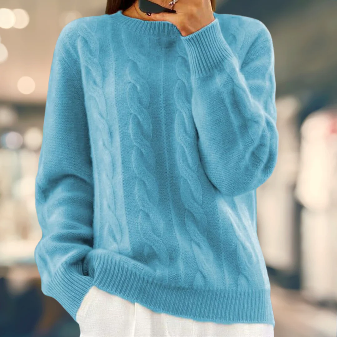 Heidi-Mode | Kabelgestrickter Pullover - Image 10