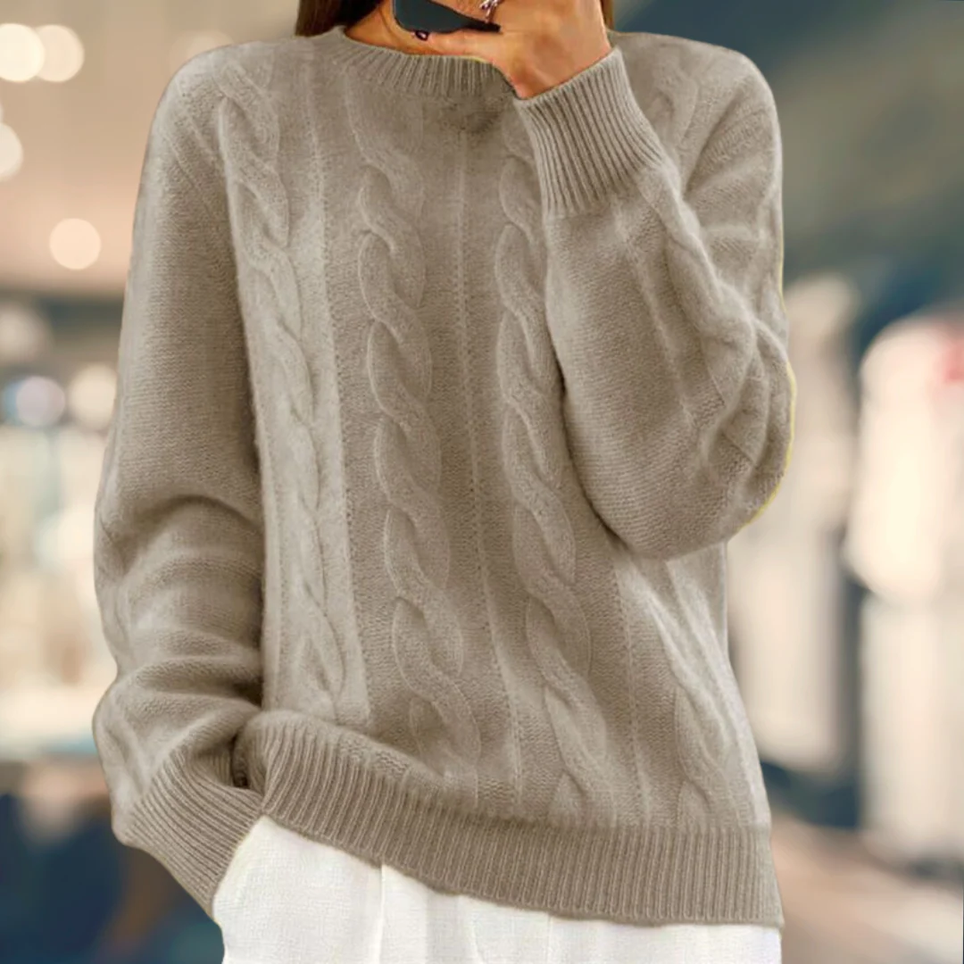 Heidi-Mode | Kabelgestrickter Pullover - Image 4