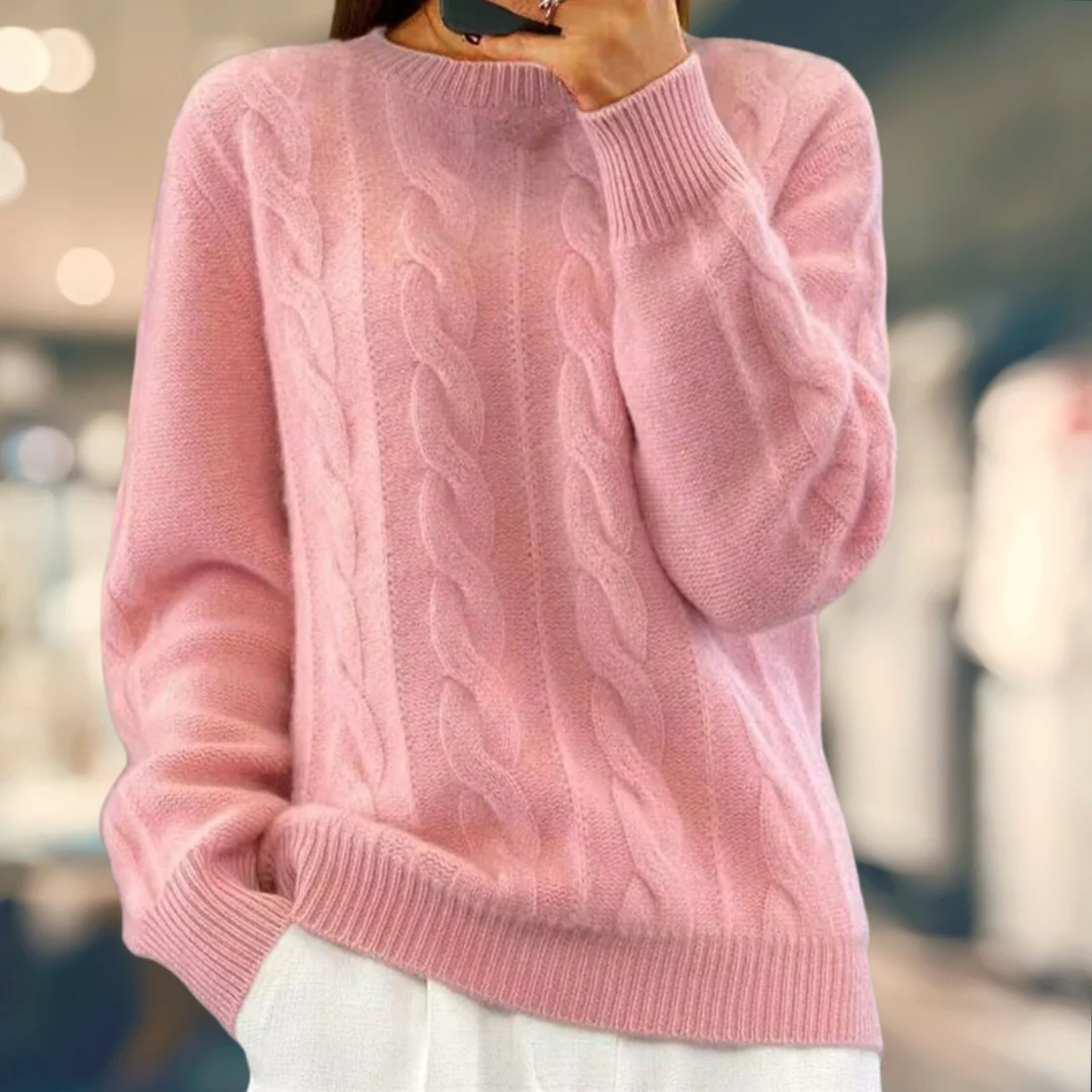 Heidi-Mode | Kabelgestrickter Pullover - Image 9